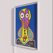 Charger l&#39;image dans la galerie, Add vibrant ambiance with our colorful let the music play neon.