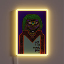 Charger l&#39;image dans la galerie, Vibrant RGB neon wall decor featuring musical notes in bold color.