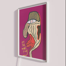 Charger l&#39;image dans la galerie, Neon Music Wall Sign with Vibrant RGB Color Changing Lighting