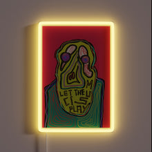 Charger l&#39;image dans la galerie, Decorative RGB neon sign that lets music play on.