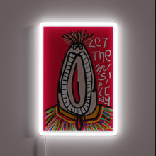 Charger l&#39;image dans la galerie, RGB neon sign with musical notes to create ambiance freely