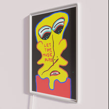 Charger l&#39;image dans la galerie, Vibrant Music Neon Sign with Color-Changing LED RGB Display