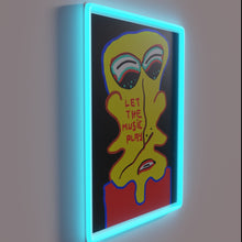 Charger l&#39;image dans la galerie, Let the Music Play Neon Sign with Color-Changing RGB Lights