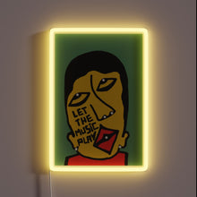 Charger l&#39;image dans la galerie, Vibrant RGB LED Neon Sign with Musical Notes Design