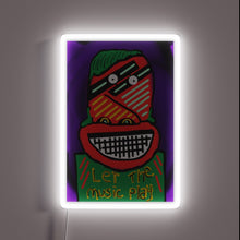 Charger l&#39;image dans la galerie, Vibrant RGB Neon Sign Encouraging Music to Never End Quietly