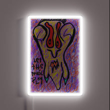 Charger l&#39;image dans la galerie, Vibrant RGB Neon Sign Featuring Musical Notes in Colorful Harmony