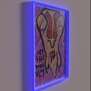 RGB Neon Wall Sign for Music Lovers and Party Enthusiasts