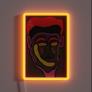 Eye-catching RGB neon sign that lets the music speak loudly.