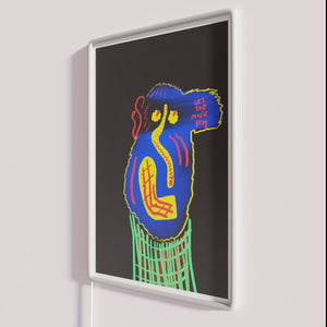 Glowing Music Wall Decor Neon Sign for Home or Office