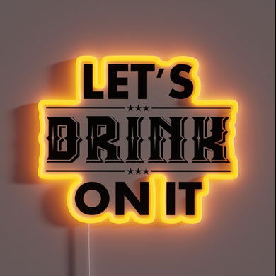 Neon LED Sign with Color-Changing RGB Lighting Effects for Parties
