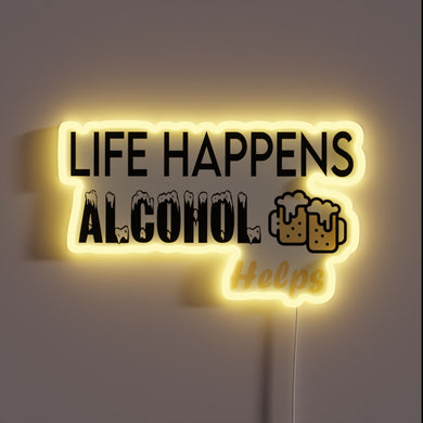 Whiskey Wisdom: A vibrant reminder to enjoy life's unpredictable moments.