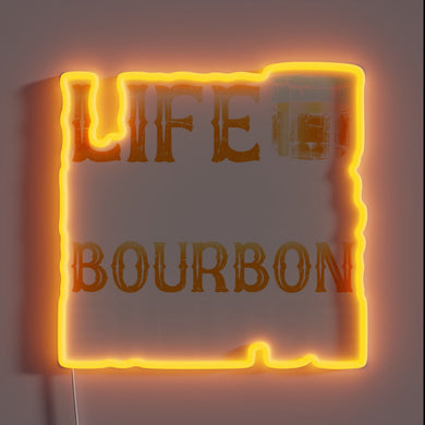 Bourbon lover's humorous reminder that life's ups and downs matter