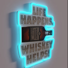 Charger l&#39;image dans la galerie, Cheerfully illuminate your space with humorous whiskey drinking encouragement quote.
