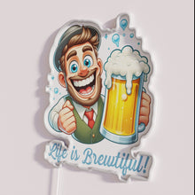 Charger l&#39;image dans la galerie, RGB Neon Wall Sign Perfectly Captures Vibrant Brewing Company Aesthetic