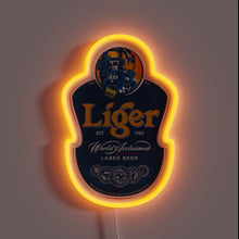 Charger l&#39;image dans la galerie, Vibrant RGB illuminated beer enthusiast decor with liger design theme