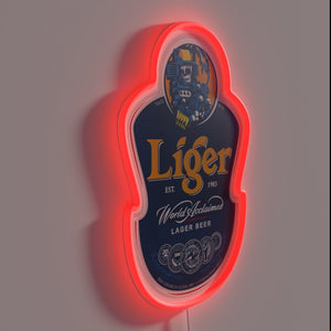 Eye-catching Liger Beer RGB Neon Sign for Home Bar Decorations