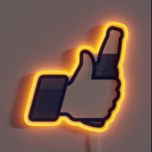 Charger l&#39;image dans la galerie, Neon Beer Sign with Color-Changing RGB LED Lighting Technology Display.
