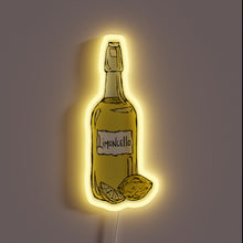 Charger l&#39;image dans la galerie, Authentic Italian Lemon Liqueur Sign with Vibrant Neon Colors Accent