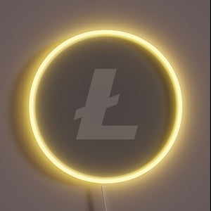 Liecoin Logo Neon LED