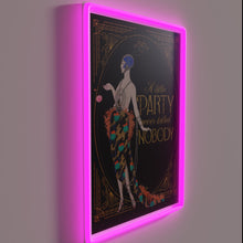 Charger l&#39;image dans la galerie, Neon Art Deco Sign Adds Fun Whimsy to Any Bar