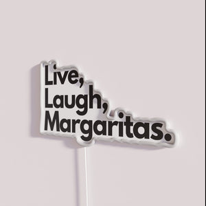 Brighten Your Space with Vibrant Live Laugh Margaritas RGB Neon Sign