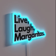 Charger l&#39;image dans la galerie, Add vibrant fun to your home bar with this margarita sign.