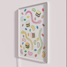 Charger l&#39;image dans la galerie, Vibrant Lollies Neon Sign with Color-Changing RGB LED Lighting Effect