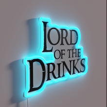 Charger l&#39;image dans la galerie, RGB Neon Bar Sign for Lord of the Drinks Fans