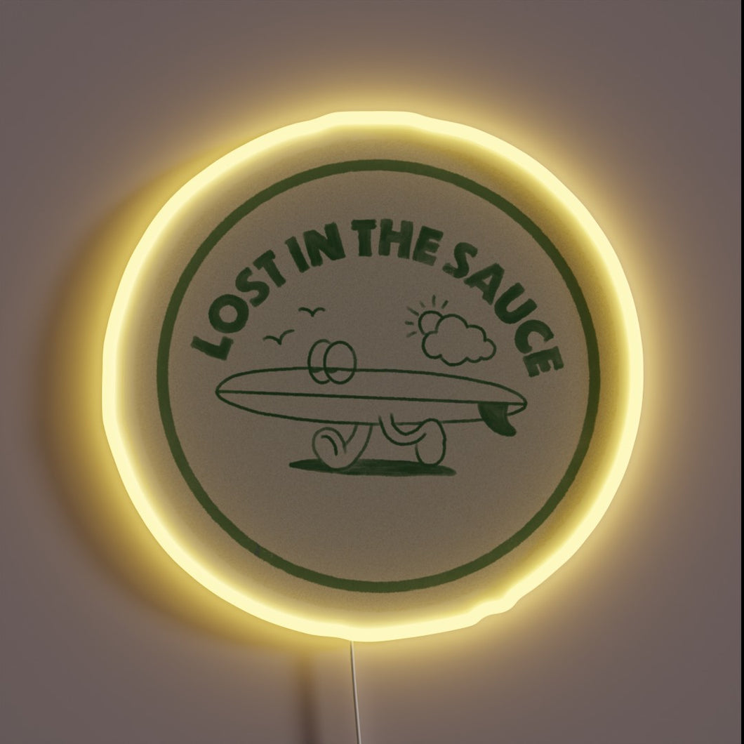 Vibrant RGB lighting for your favorite phrases or logos indoors