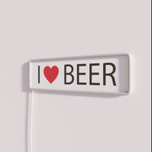 Charger l&#39;image dans la galerie, Modern bar decor vibrant LED neon beer love sign