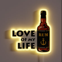 Charger l&#39;image dans la galerie, Vibrant RGB LED neon bar decoration sign for rum lovers.