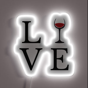 Add a touch of colorful wine love to your space.
