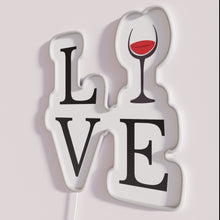 Charger l&#39;image dans la galerie, Neon Bar Decorations, Wine Lovers RGB LED Wall Signs Available
