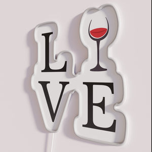Neon Bar Decorations, Wine Lovers RGB LED Wall Signs Available