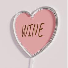 Charger l&#39;image dans la galerie, Vibrant wine lover&#39;s decorative bar sign with colorful LED lighting accents.
