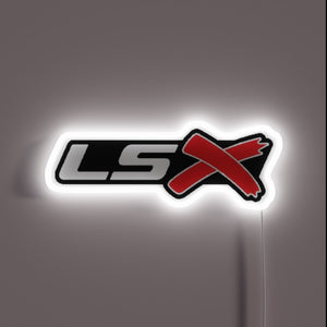 Brighten up your space with this vibrant LSX logo light