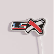 Charger l&#39;image dans la galerie, Retro American LSX Murica USA Neon Sign with Colorful RGB Lighting
