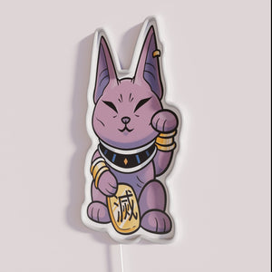 Lucky Beerus colorful vibrant customizable neon bar pub decor accent