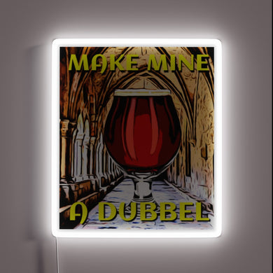 Double down on Belgian beer love with this vibrant sign
