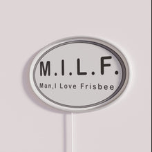 Charger l&#39;image dans la galerie, RGB Neon Sign: Fun Sporty Home Decor for Frisbee Enthusiasts Everywhere