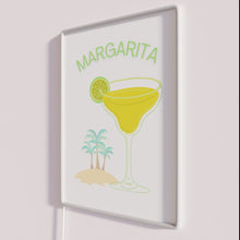 Charger l&#39;image dans la galerie, Colorful Neon Margarita Cocktail Sign with Vibrant RGB LED Lighting