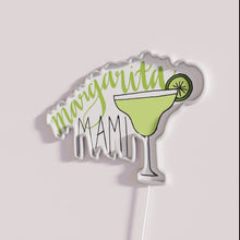 Charger l&#39;image dans la galerie, Vibrant Margarita Mami RGB Neon Sign for Home Bar Decorations