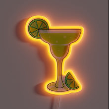 Charger l&#39;image dans la galerie, Vibrant Neon Margarita Cocktail Sign for Your Fiesta Ambiance Bar.