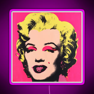 Marilyn RGB neon sign  pink