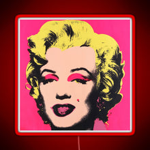 Charger l&#39;image dans la galerie, Marilyn RGB neon sign red