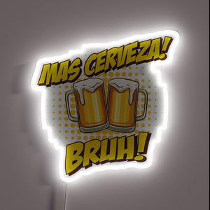 RGB Neon Sign for Beer Enthusiasts and Party Lovers