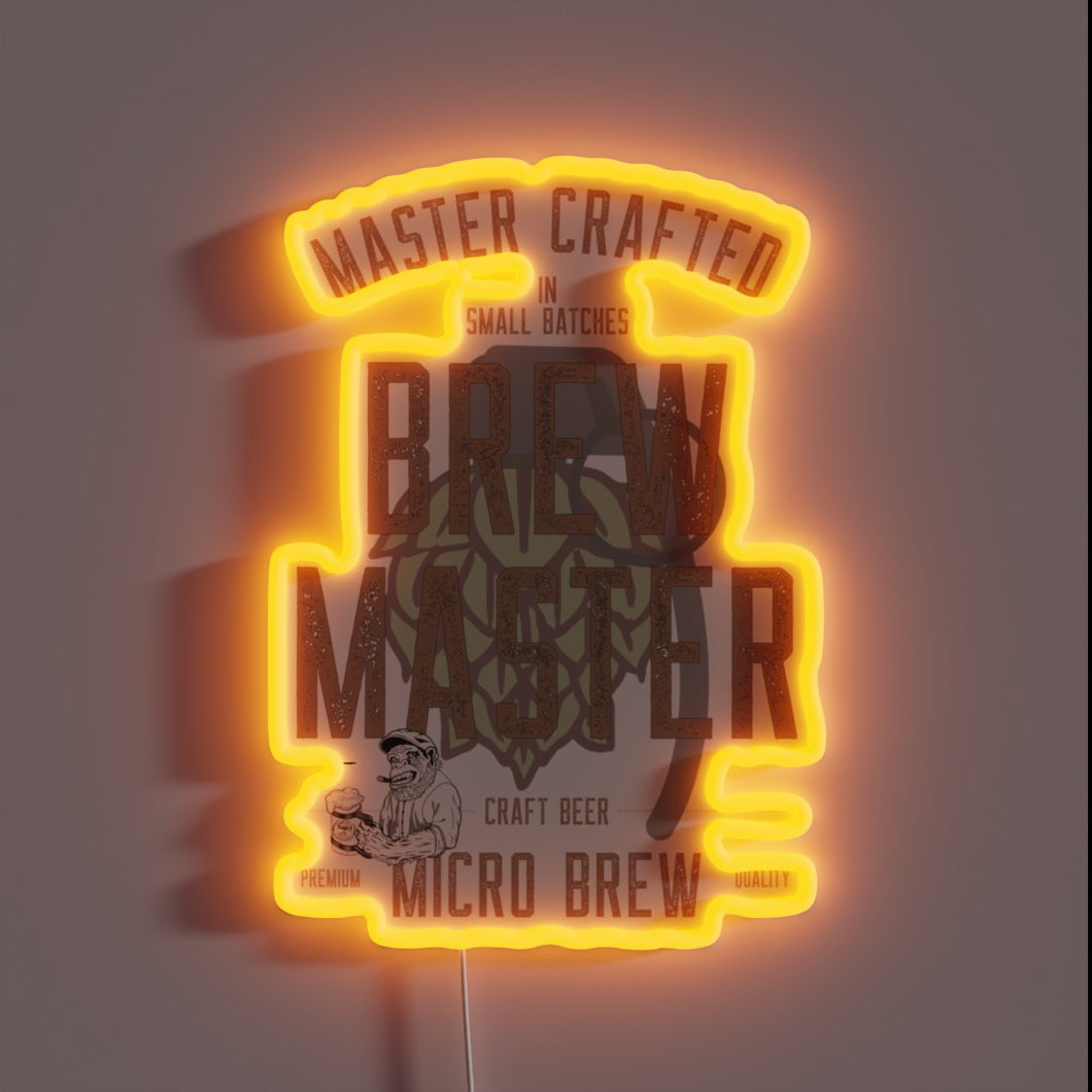 Eye-catching neon sign for brewery enthusiasts and craft beer lovers.