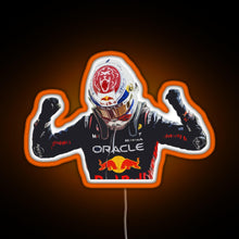 Charger l&#39;image dans la galerie, Max Verstappen RGB neon sign orange