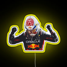 Charger l&#39;image dans la galerie, Max Verstappen RGB neon sign yellow