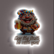 Charger l&#39;image dans la galerie, May the Froth Be With You in Vibrant Neon Color
